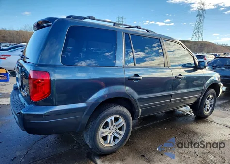 2003 Honda Pilot Exl from USA, damaged, VIN 2HKYF18533H621229